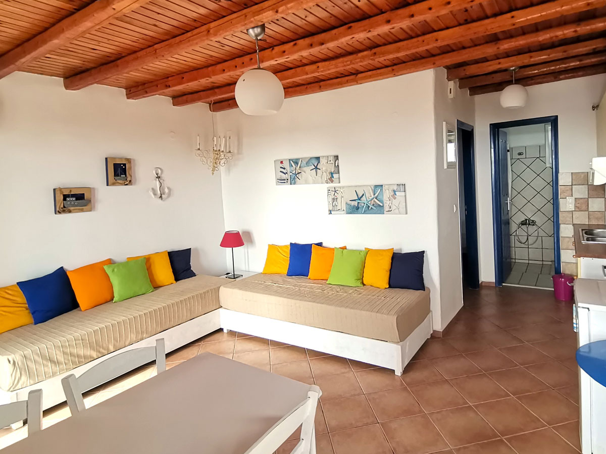 Appartement Maroussa 3 à Serifos avec chambre et cuisine