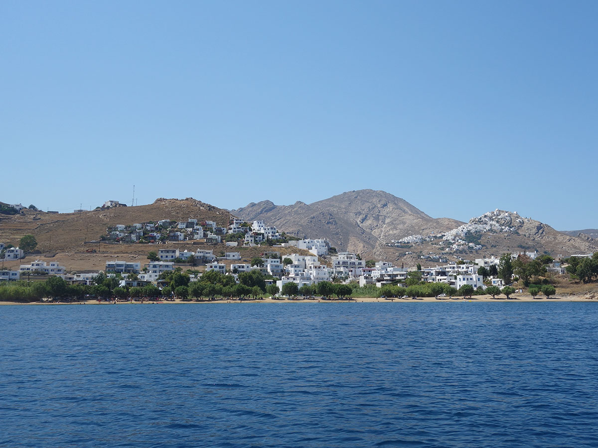 La plage de Livadakia à Serifos